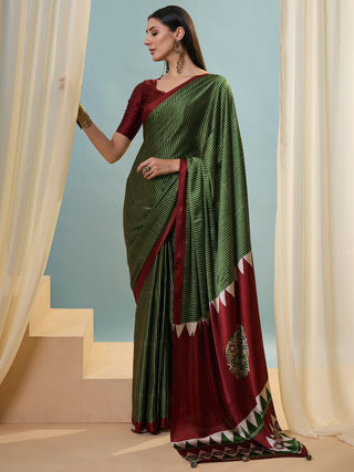 Kiyana Elegant Semi Modal Saree for Wedding Functions ClothsVilla