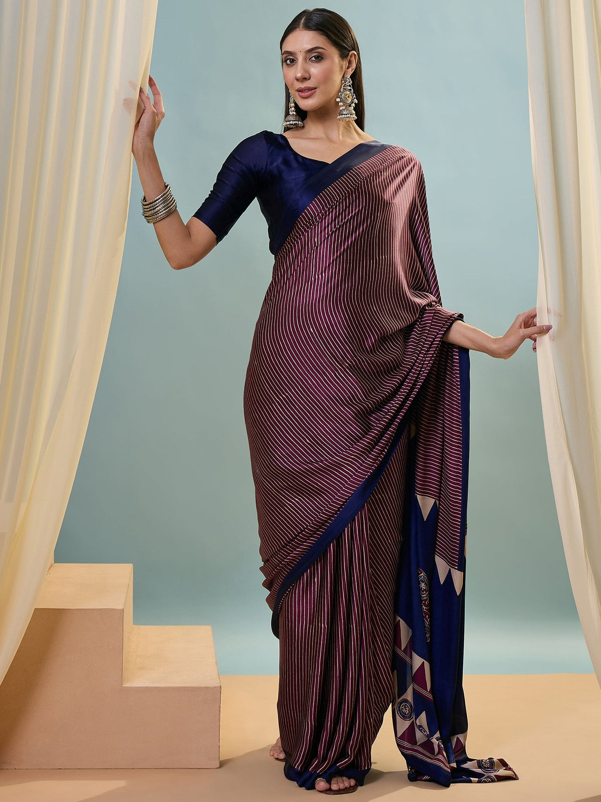 Kiyana Elegant Semi Modal Saree for Wedding Functions ClothsVilla