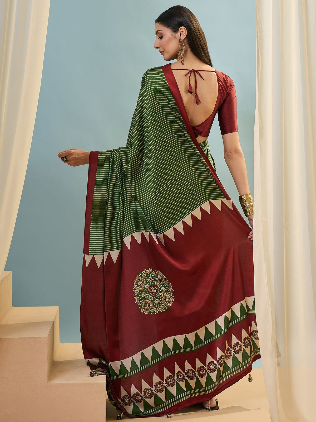 Kiyana Elegant Semi Modal Saree for Wedding Functions ClothsVilla