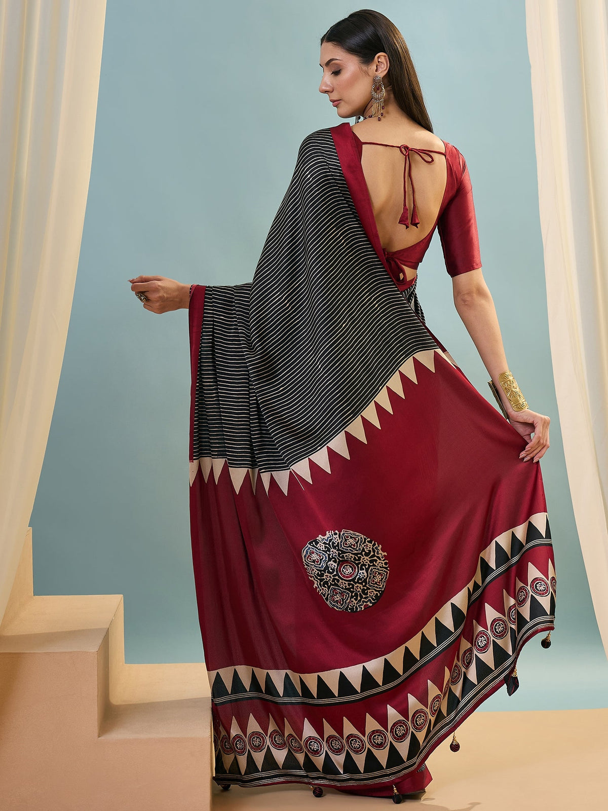 Kiyana Elegant Semi Modal Saree for Wedding Functions ClothsVilla