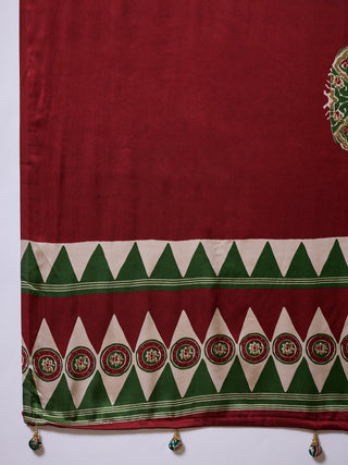 Kiyana Elegant Semi Modal Saree for Wedding Functions ClothsVilla
