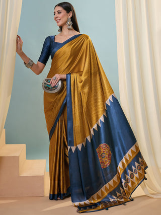 Kiyana Elegant Semi Modal Saree for Wedding Functions ClothsVilla