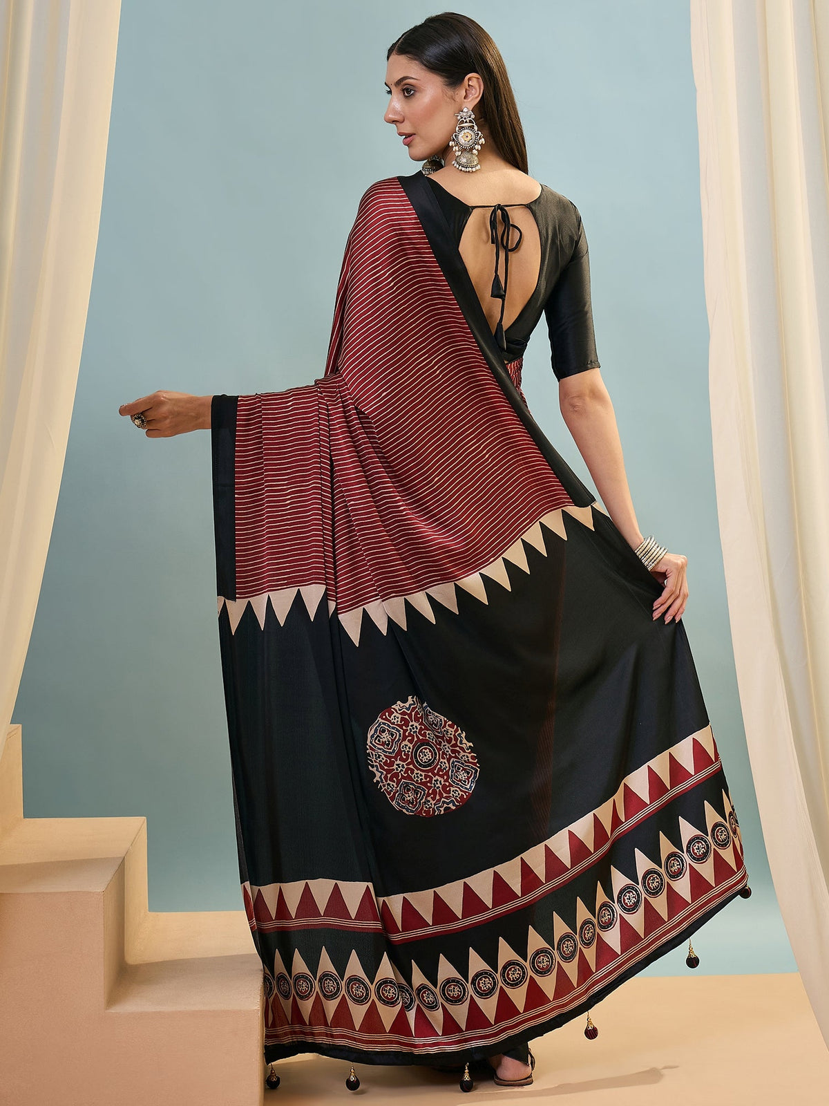 Kiyana Elegant Semi Modal Saree for Wedding Functions ClothsVilla