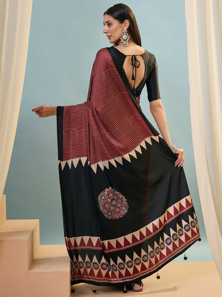 Kiyana Elegant Semi Modal Saree for Wedding Functions ClothsVilla