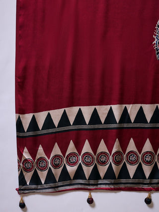 Kiyana Elegant Semi Modal Saree for Wedding Functions ClothsVilla