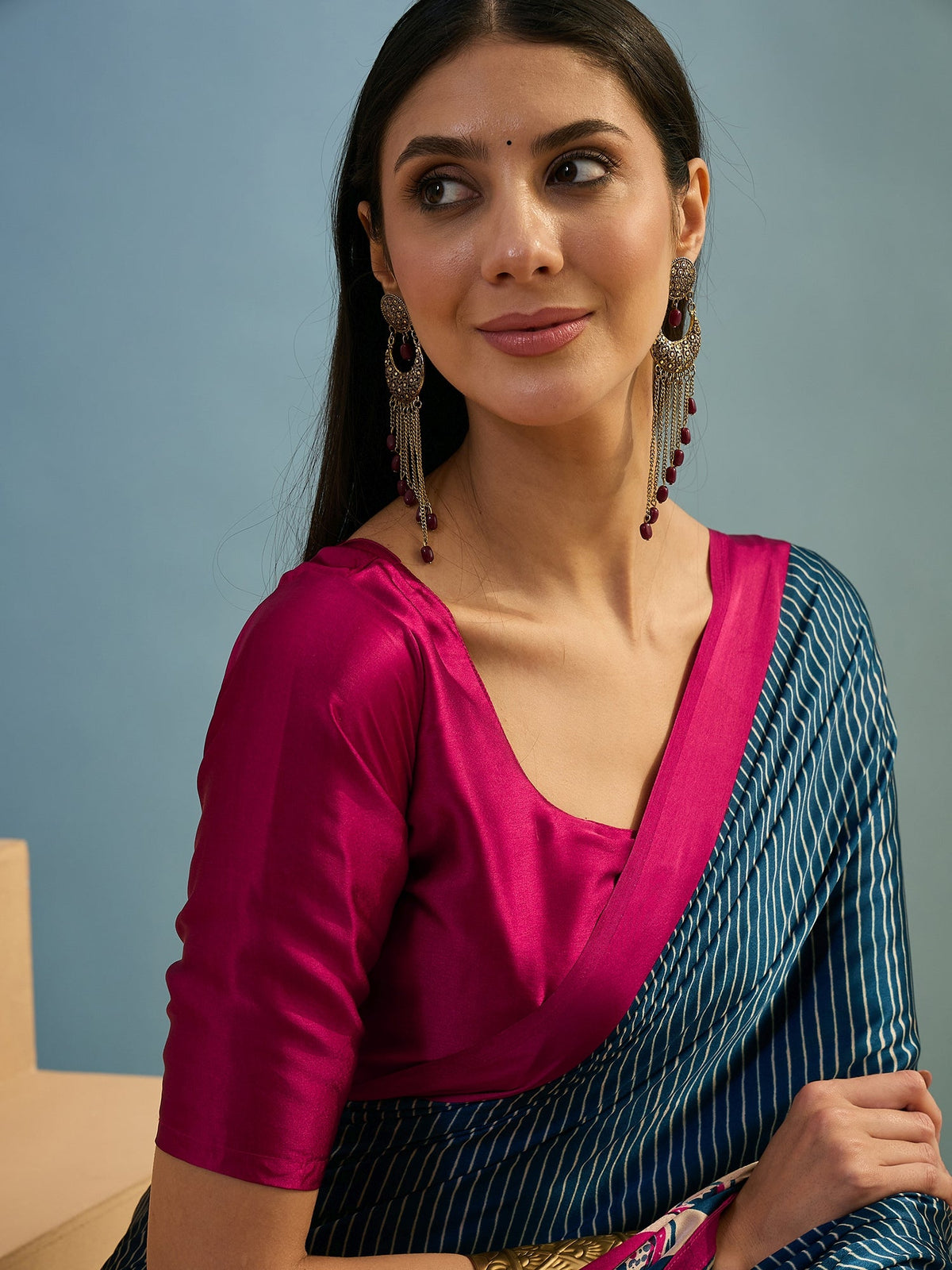 Kiyana Elegant Semi Modal Saree for Wedding Functions ClothsVilla