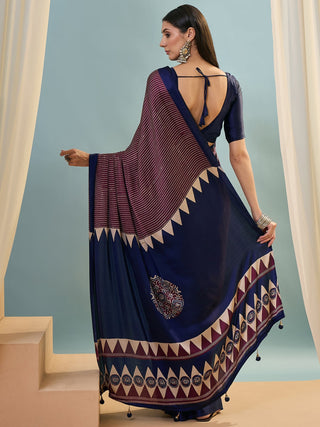 Kiyana Elegant Semi Modal Saree for Wedding Functions ClothsVilla