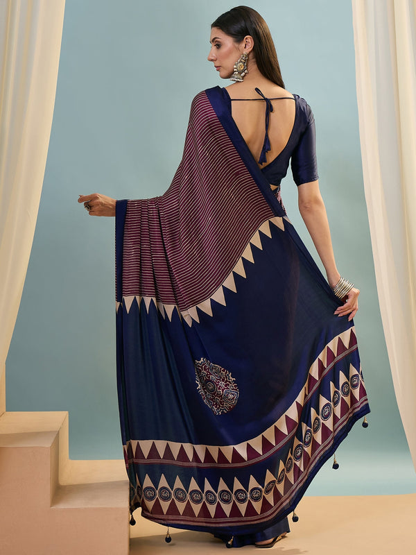 Kiyana Elegant Semi Modal Saree for Wedding Functions ClothsVilla