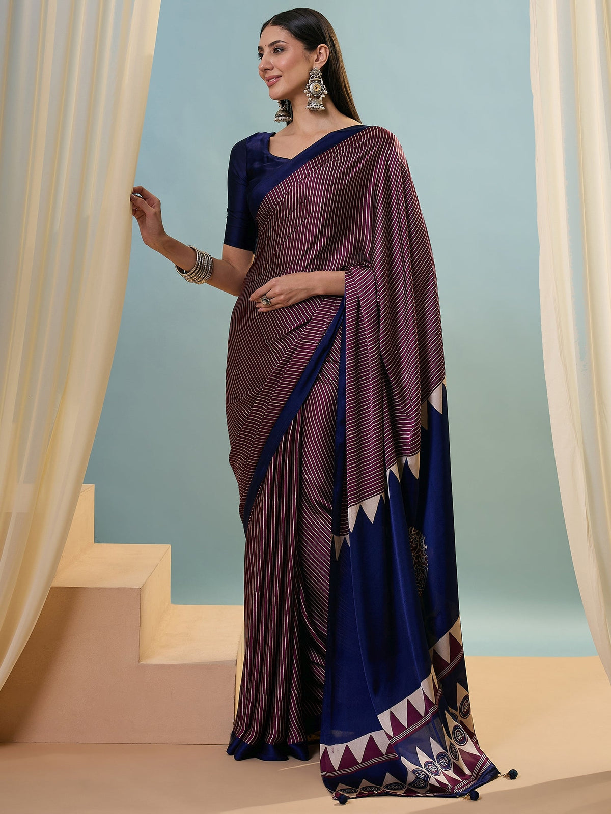 Kiyana Elegant Semi Modal Saree for Wedding Functions ClothsVilla