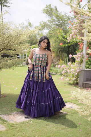 Kora Cotton Lehenga Choli Set with Patchwork ClothsVilla