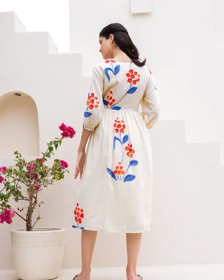 Kota Checks Digital Print Full Flare Gown for Women Clothsvilla
