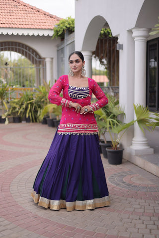 Kutchi Gamthi Bandhni 3-Piece Lehenga Ethnic Set Clothsvilla