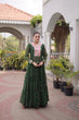 Load image into Gallery viewer, Laheriya Print Gown with Kutchi Patchwork ClothsVilla