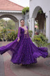 Load image into Gallery viewer, Laheriya Print Gown with Kutchi Patchwork ClothsVilla
