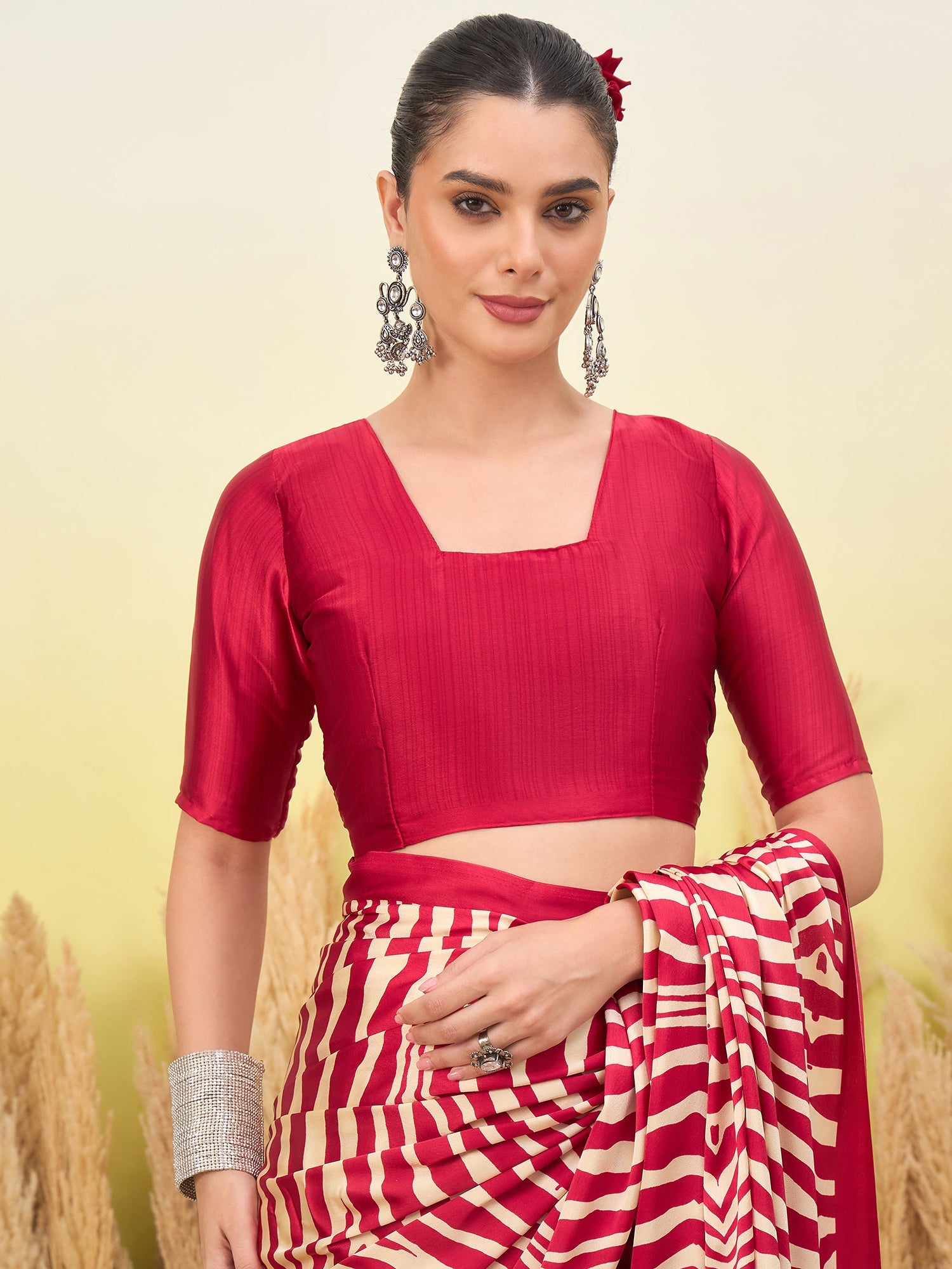 Lavanya Contemporary Semi Modal Saree for Special Occasions ClothsVilla