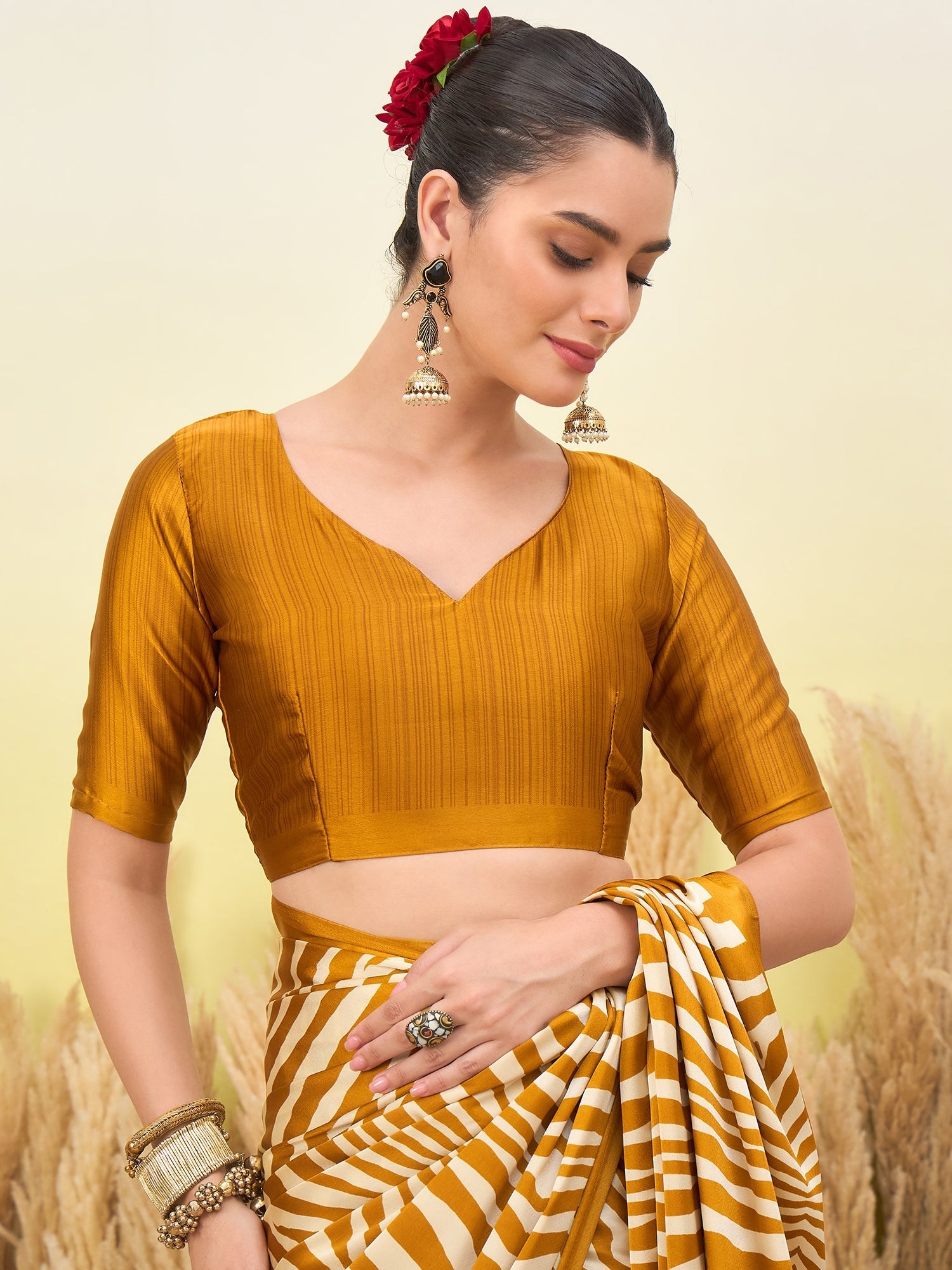 Lavanya Contemporary Semi Modal Saree for Special Occasions ClothsVilla