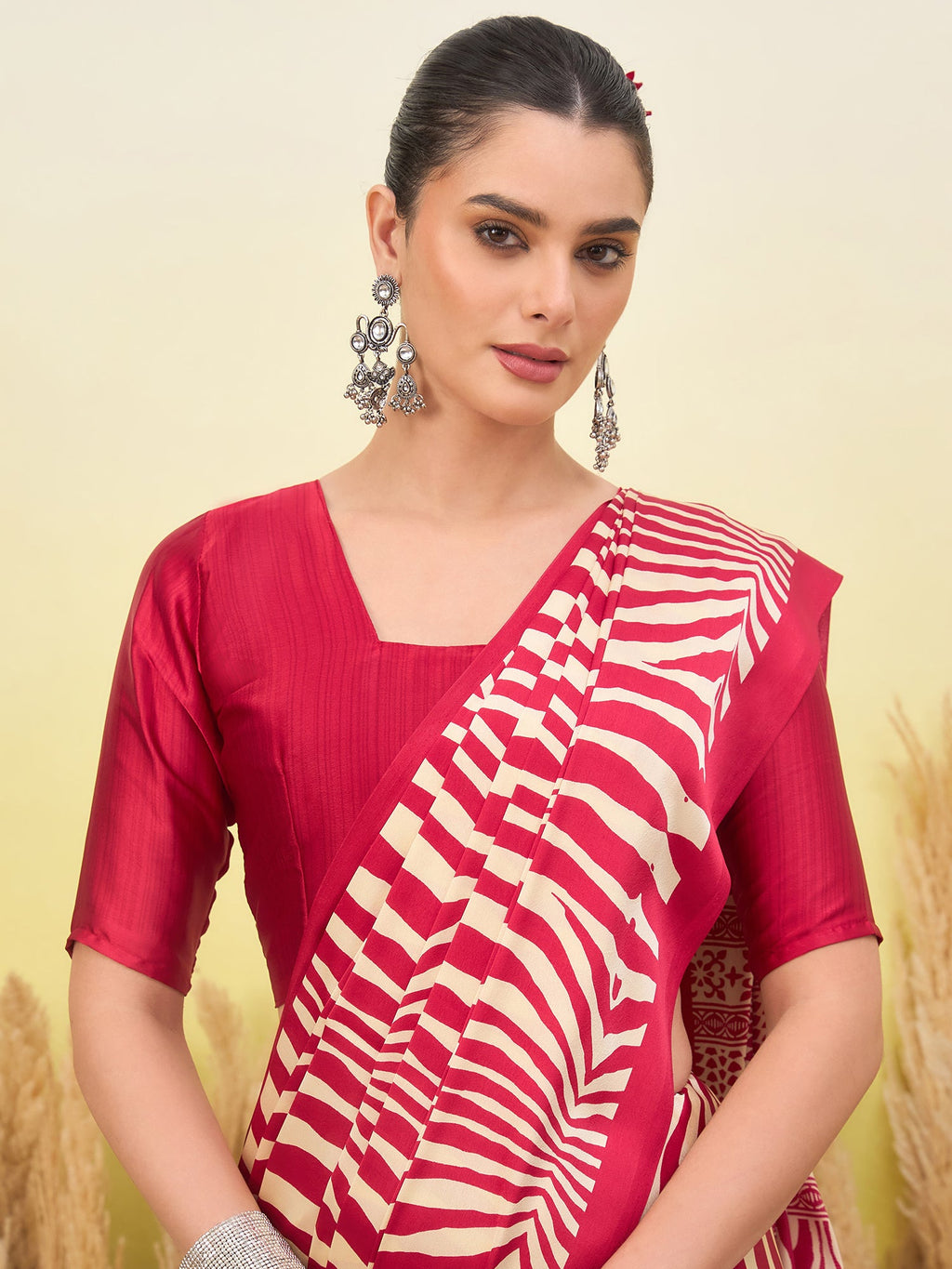 Lavanya Contemporary Semi Modal Saree for Special Occasions ClothsVilla
