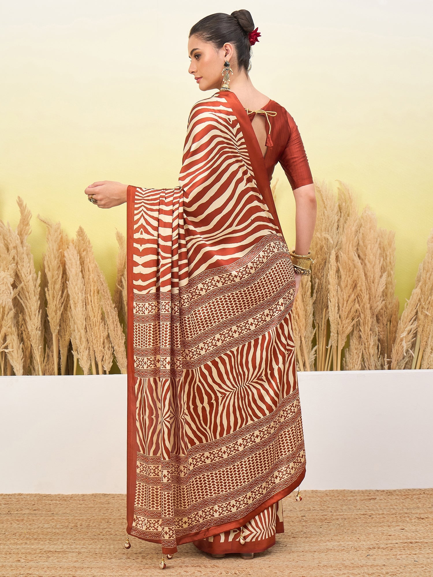 Lavanya Contemporary Semi Modal Saree for Special Occasions ClothsVilla