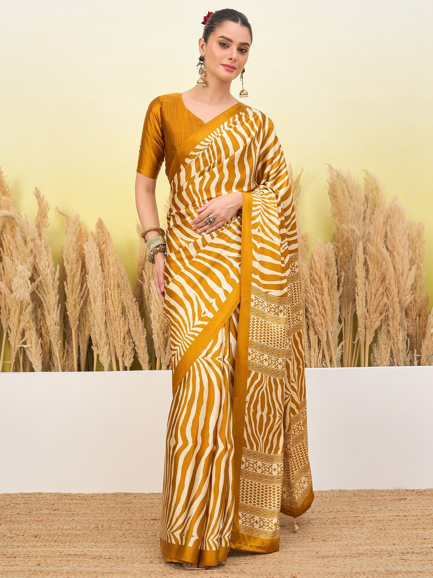 Lavanya Contemporary Semi Modal Saree for Special Occasions ClothsVilla