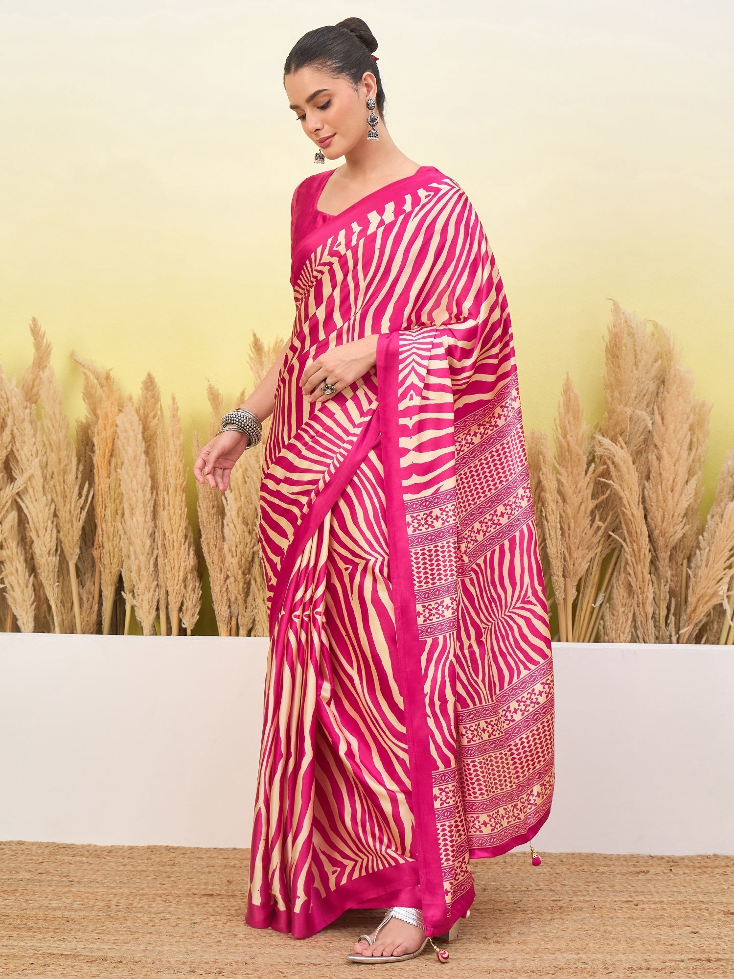 Lavanya Contemporary Semi Modal Saree for Special Occasions ClothsVilla