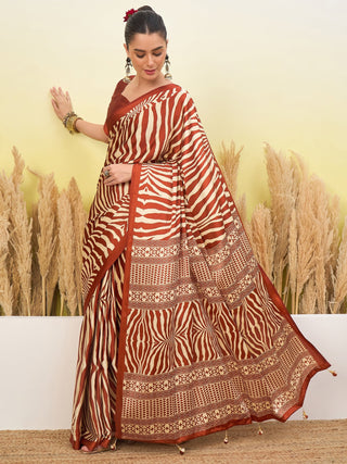 Lavanya Contemporary Semi Modal Saree for Special Occasions ClothsVilla