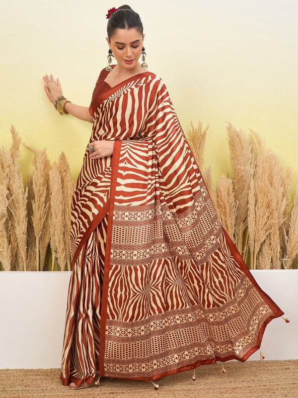 Lavanya Contemporary Semi Modal Saree for Special Occasions ClothsVilla