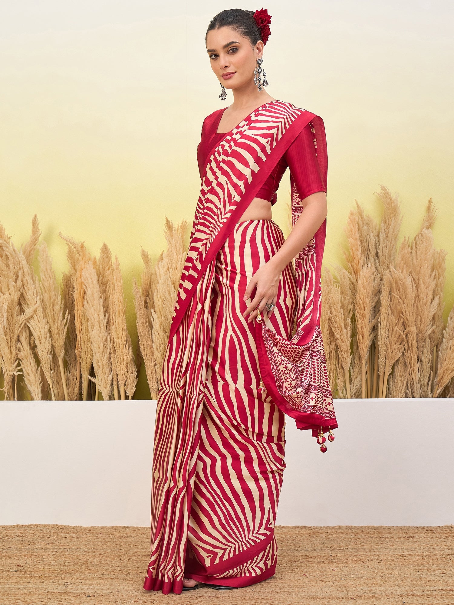 Lavanya Contemporary Semi Modal Saree for Special Occasions ClothsVilla