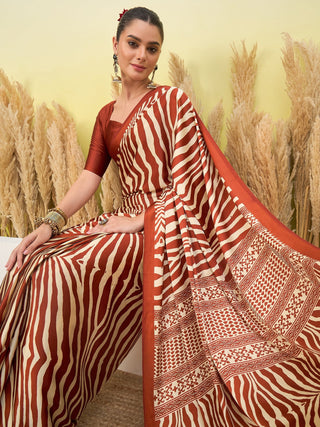 Lavanya Contemporary Semi Modal Saree for Special Occasions ClothsVilla