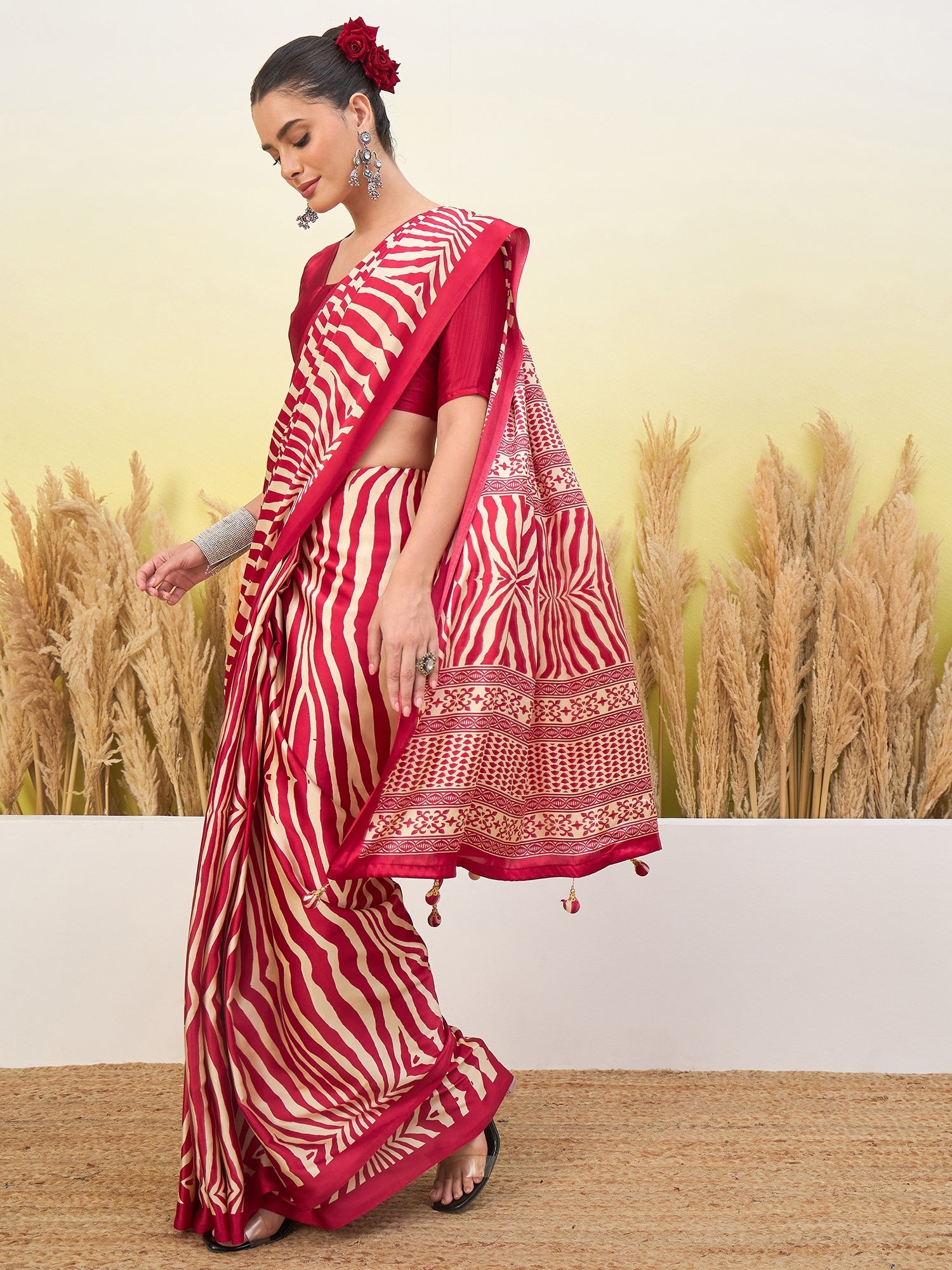 Lavanya Contemporary Semi Modal Saree for Special Occasions ClothsVilla