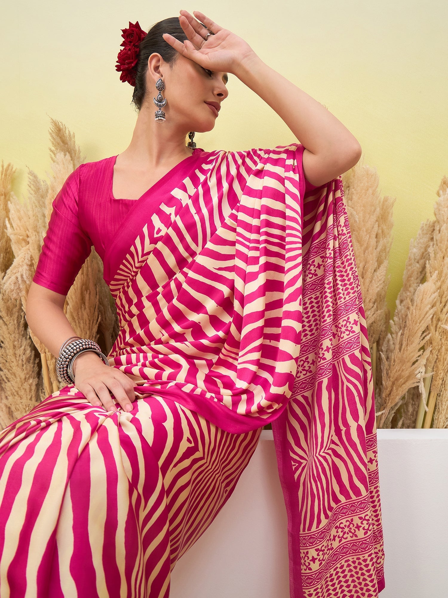 Lavanya Contemporary Semi Modal Saree for Special Occasions ClothsVilla