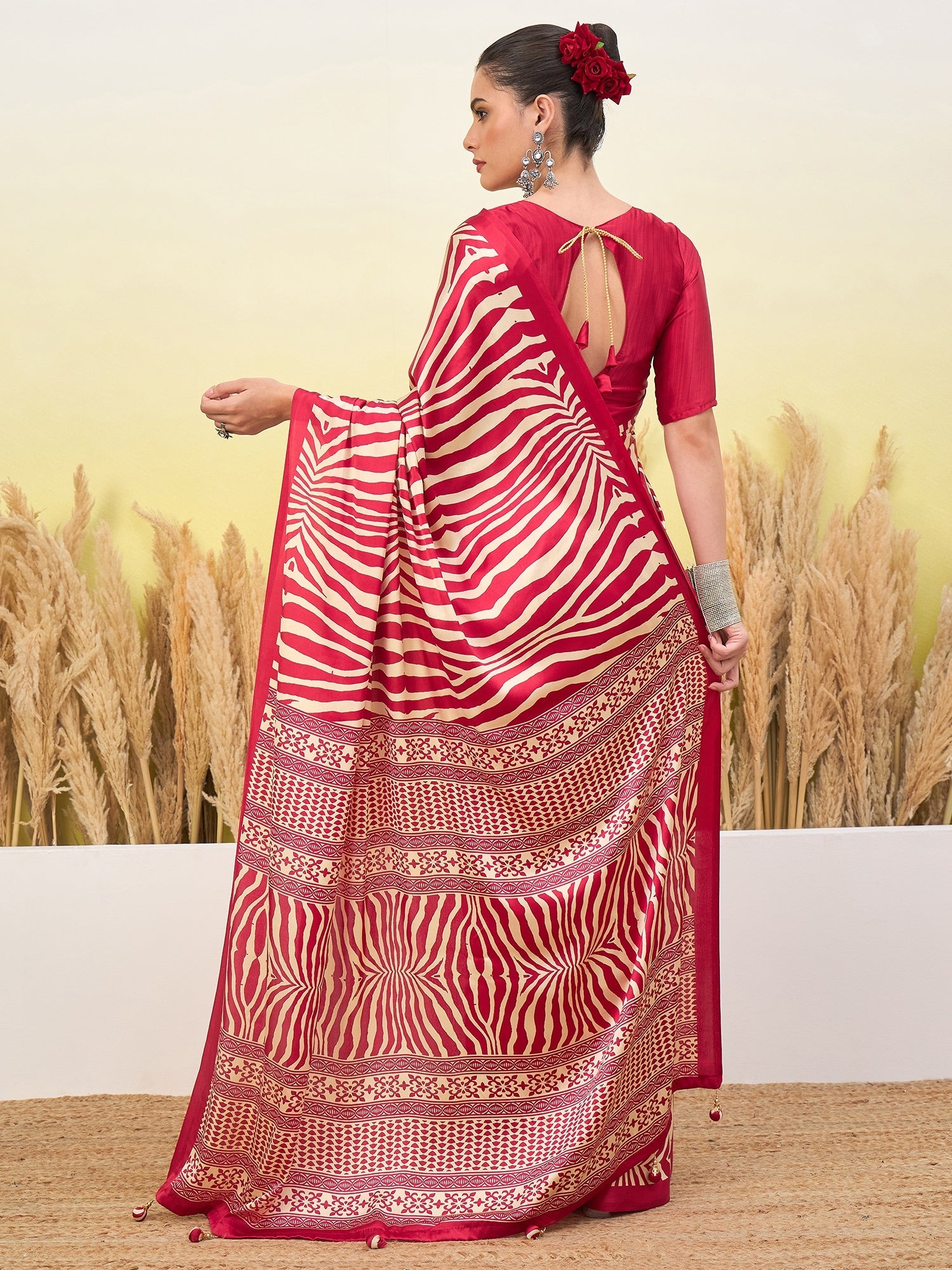 Lavanya Contemporary Semi Modal Saree for Special Occasions ClothsVilla