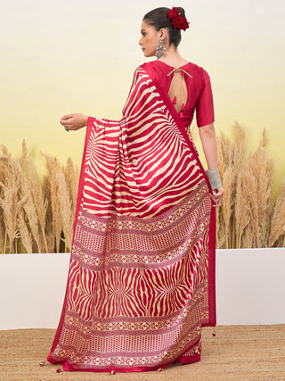 Lavanya Contemporary Semi Modal Saree for Special Occasions ClothsVilla