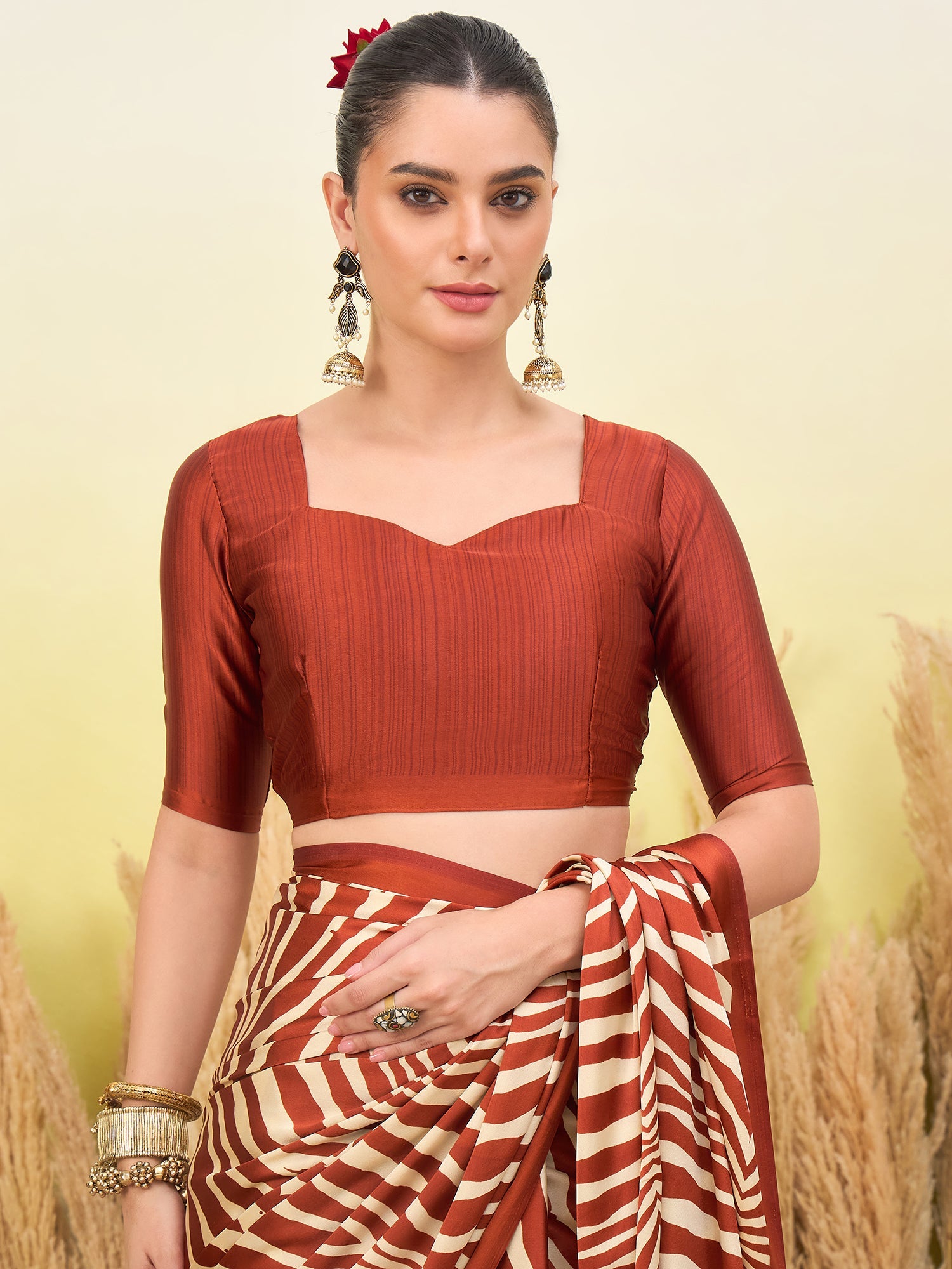 Lavanya Contemporary Semi Modal Saree for Special Occasions ClothsVilla