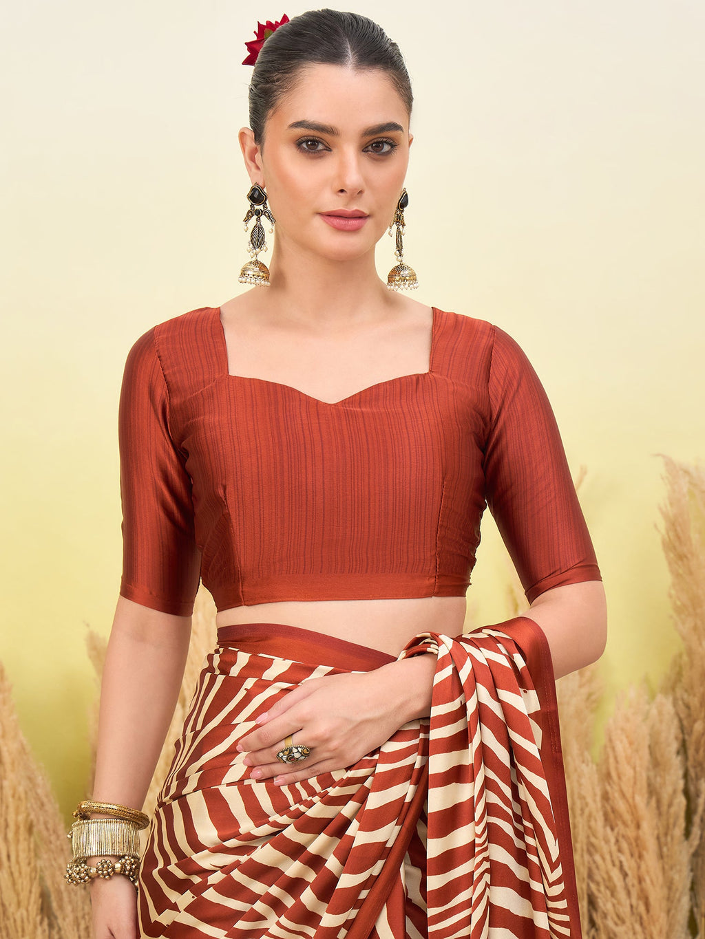 Lavanya Contemporary Semi Modal Saree for Special Occasions ClothsVilla