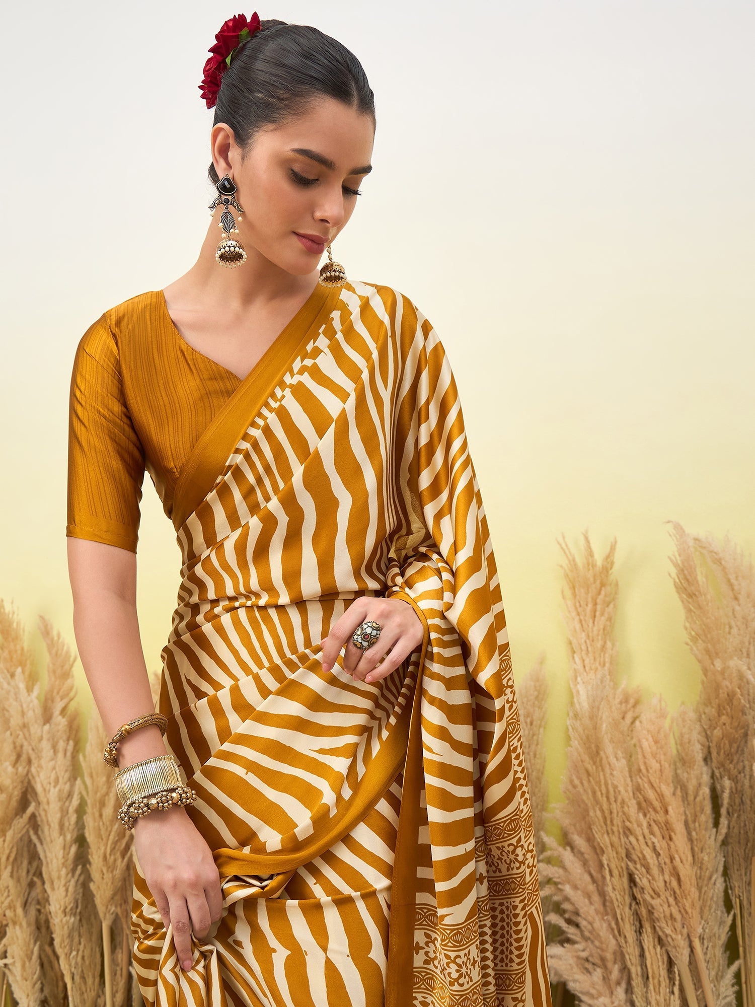Lavanya Contemporary Semi Modal Saree for Special Occasions ClothsVilla