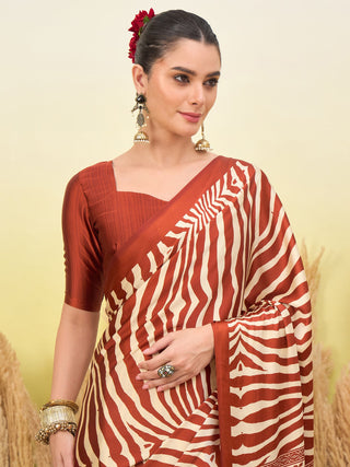 Lavanya Contemporary Semi Modal Saree for Special Occasions ClothsVilla
