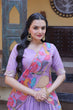 Load image into Gallery viewer, Lavendar Cosmos Silk Sequins Lehenga Choli ClothsVilla