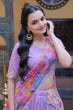 Load image into Gallery viewer, Lavendar Cosmos Silk Sequins Lehenga Choli ClothsVilla