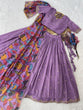 Load image into Gallery viewer, Lavendar Cosmos Silk Sequins Lehenga Choli ClothsVilla