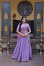 Lavendar Cosmos Silk Sequins Lehenga Choli ClothsVilla