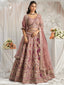 Lavender Bridel net and Gotapatti & Moti embroidery Semi-Stitched Lehenga choli & Dupatta ClothsVilla