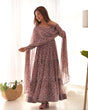 Load image into Gallery viewer, Lavender Colorful Heavy Soft Fox Georgette Anarkali Suit with Dupatta Set – Perfect for Festive &amp; Wedding Wear