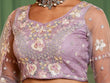 Load image into Gallery viewer, Lavender Double Sequin Embroidered Net Lehenga Choli Dupatta Set with Mirror &amp; Thread Work ClothsVilla