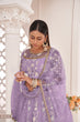 Load image into Gallery viewer, Lavender Elegant Butterfly Net Lehenga with Intricate Embroidery ClothsVilla