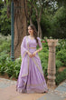 Load image into Gallery viewer, Elegant Lavender Jacquard Lehenga Choli with Sequins Embroidery Clothsvilla