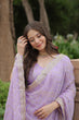 Load image into Gallery viewer, Elegant Lavender Jacquard Lehenga Choli with Sequins Embroidery Clothsvilla