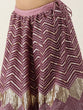 Load image into Gallery viewer, Lavender - Net Embroidered Semi-Stitched Lehenga with Zig-Zag Pattern Clothsvilla