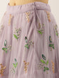 Load image into Gallery viewer, Lavender - Net Embroidered Sequence Semi-Stitched Lehenga ClothsVilla