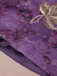 Load image into Gallery viewer, Lavender Organza Floral Printed Semi-Stitched Lehenga choli &amp; Dupatta Clothsvilla