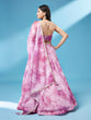Load image into Gallery viewer, Lavender Organza Floral Printed Semi-Stitched Lehenga choli &amp; Dupatta Clothsvilla